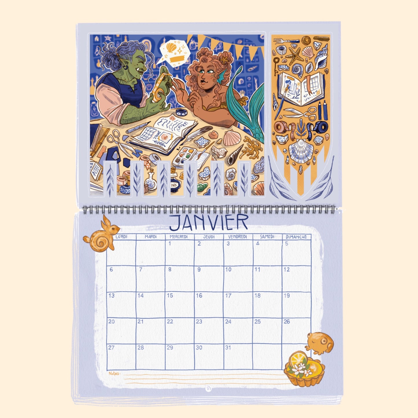 *PRÉCOMMANDE* Calendrier 2026 - Hot Girls & Cool Hobbies