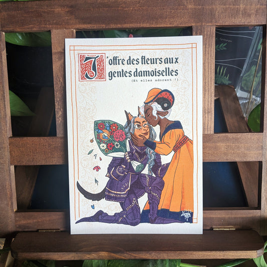Des Fleurs aux Damoiselles (A5)