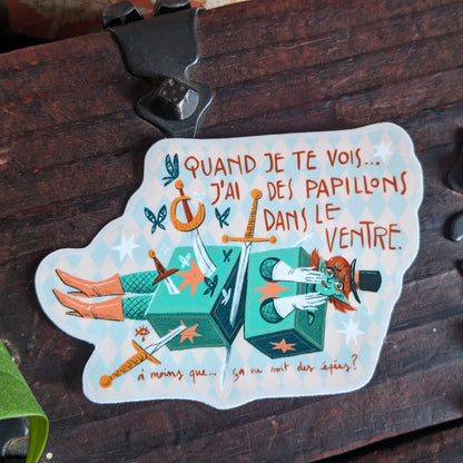 Des papillons dans le ventre…