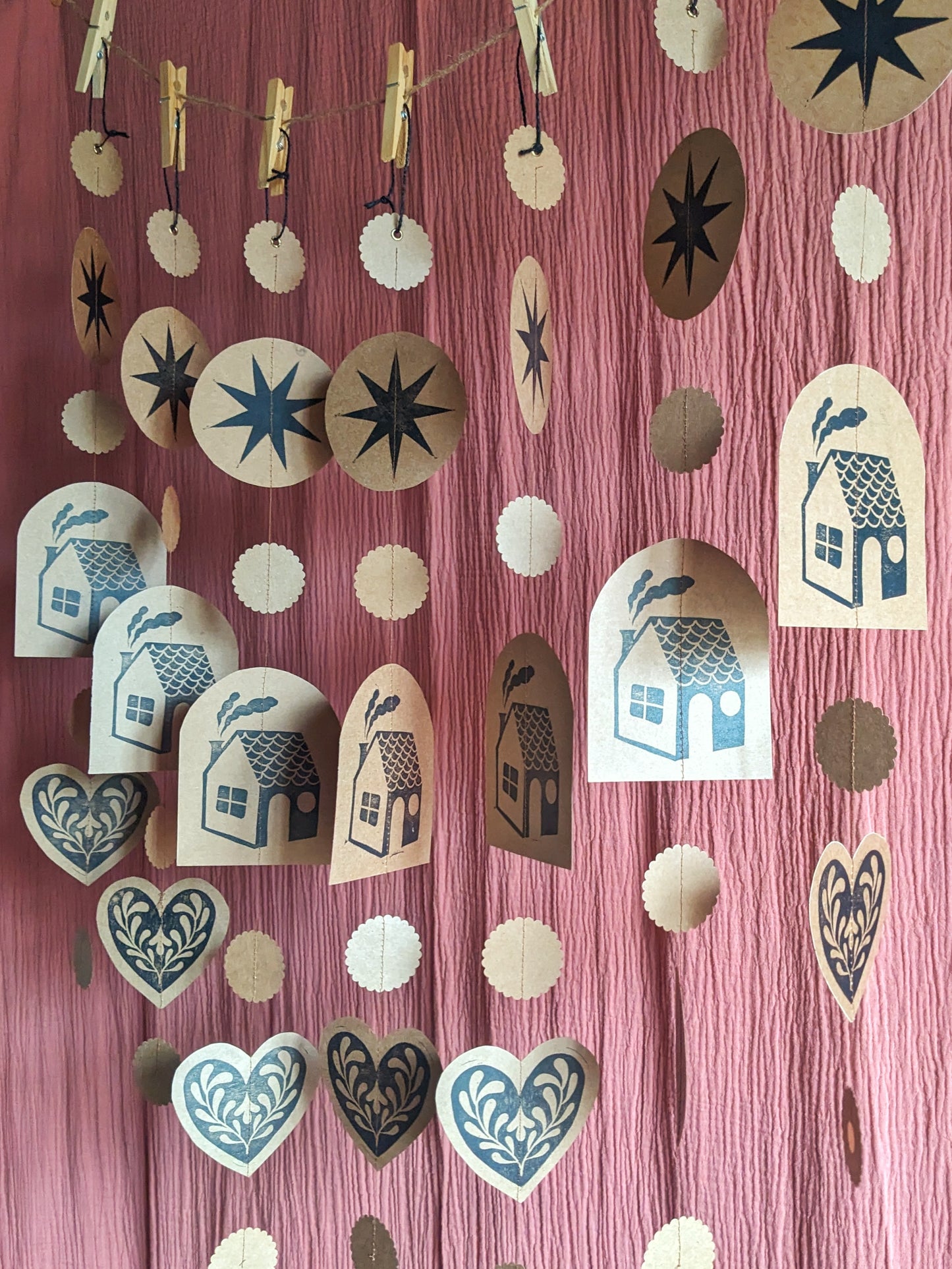 Ma Maison - Guirlande verticale