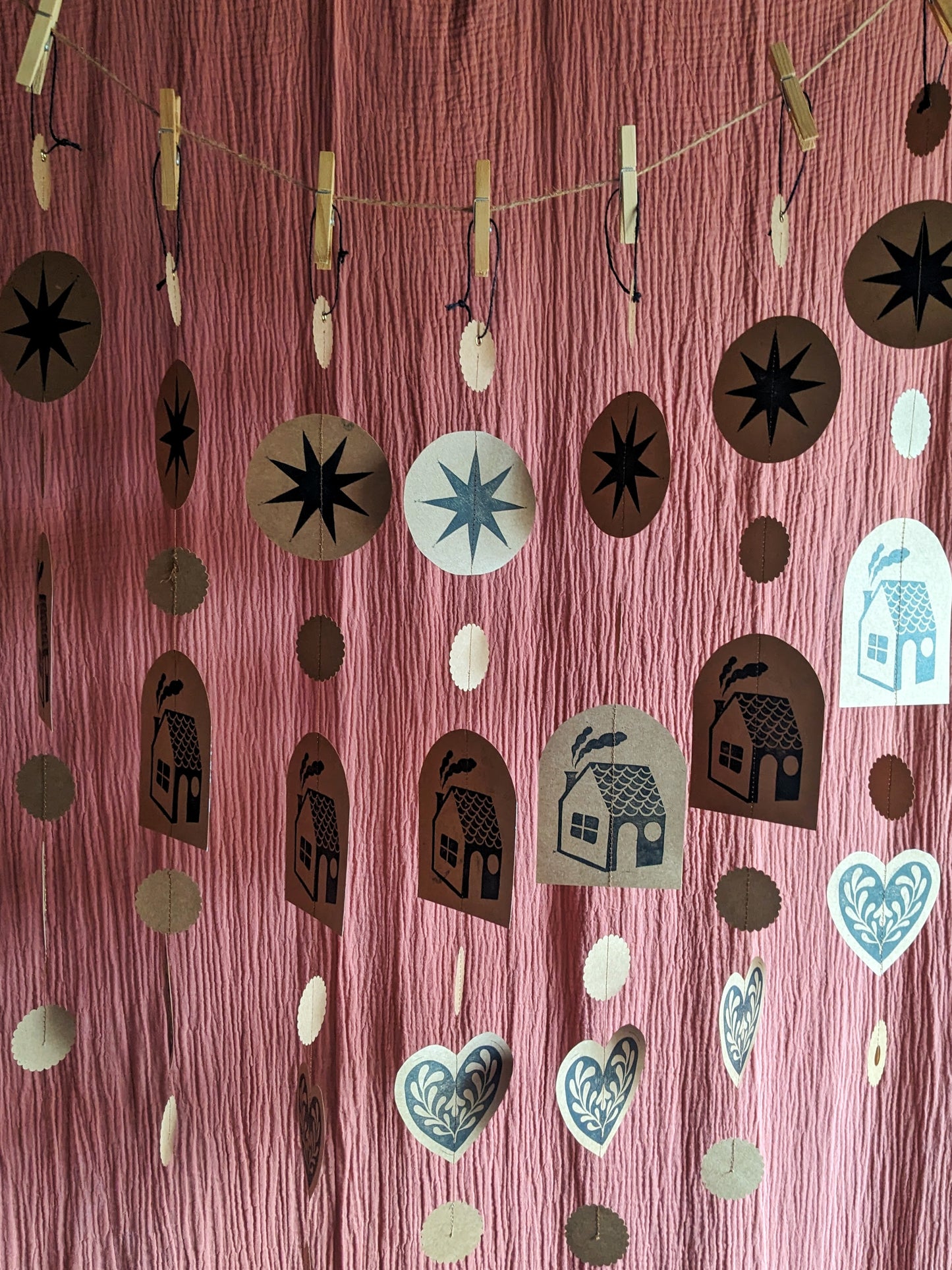 Ma Maison - Guirlande verticale