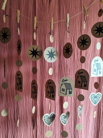 Ma Maison - Guirlande verticale