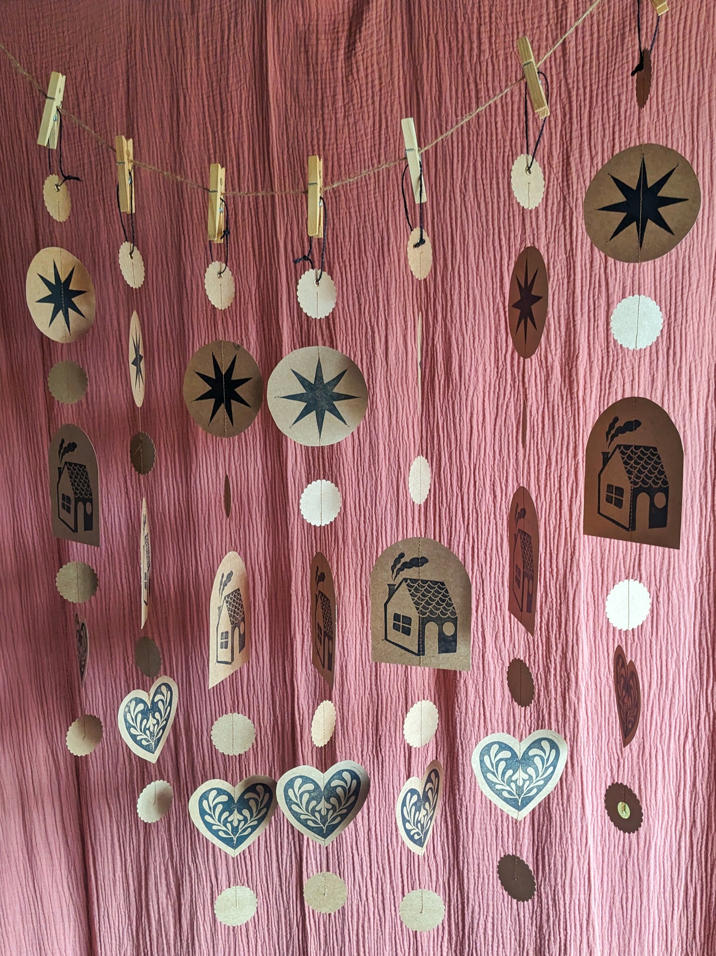 Ma Maison - Guirlande verticale