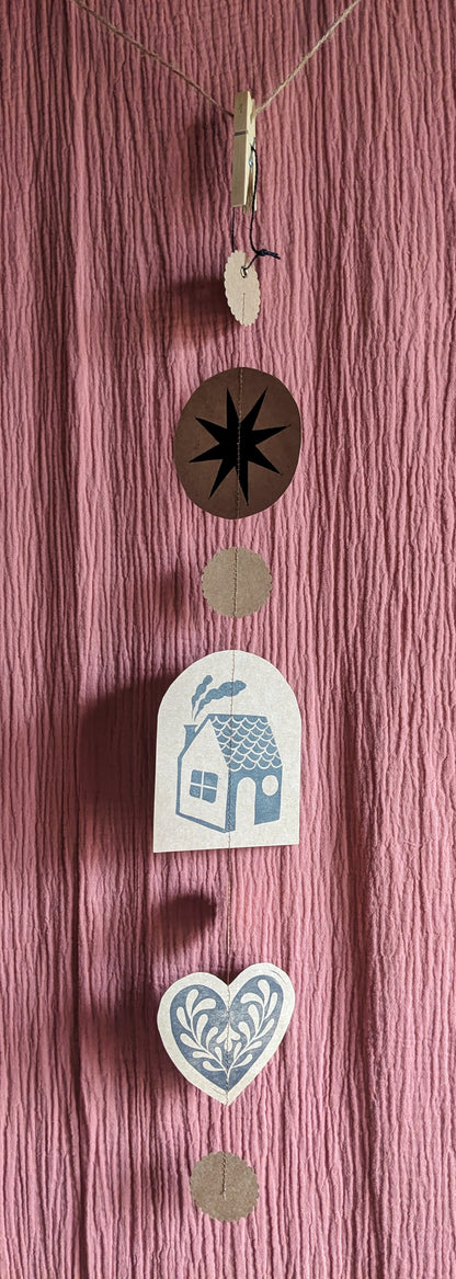 Ma Maison - Guirlande verticale