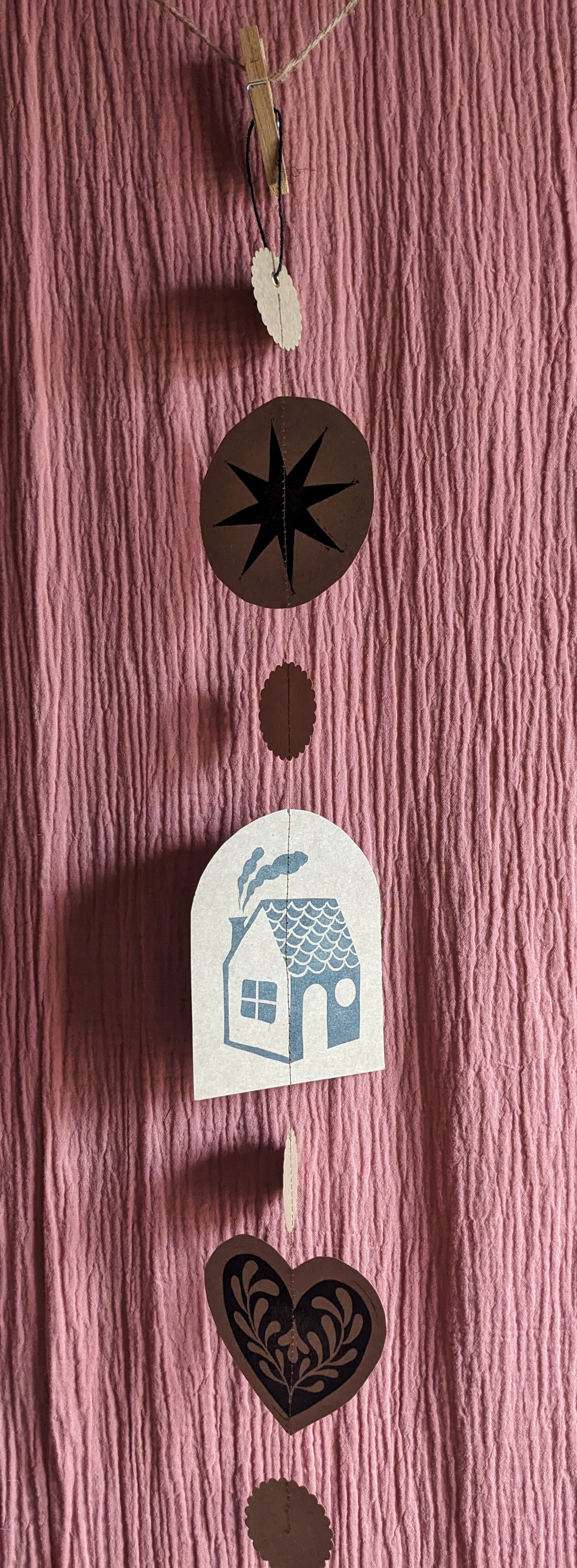 Ma Maison - Guirlande verticale