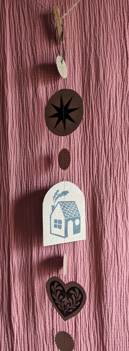 Ma Maison - Guirlande verticale