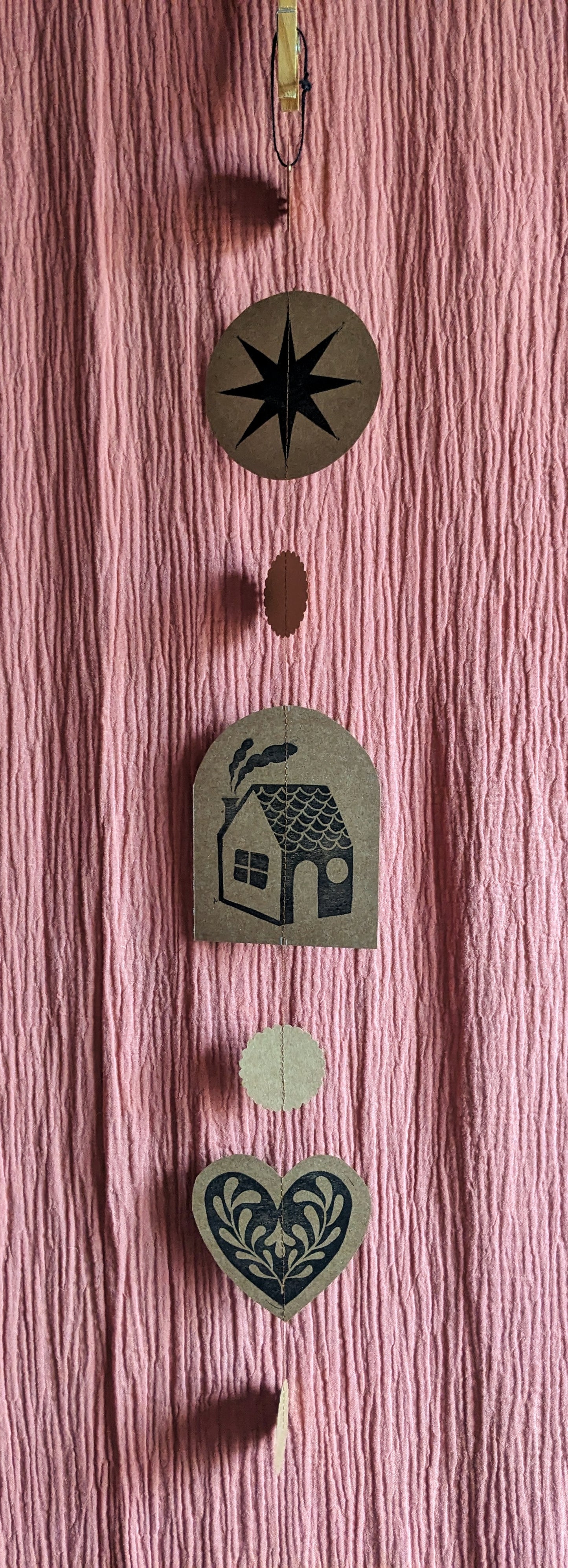 Ma Maison - Guirlande verticale