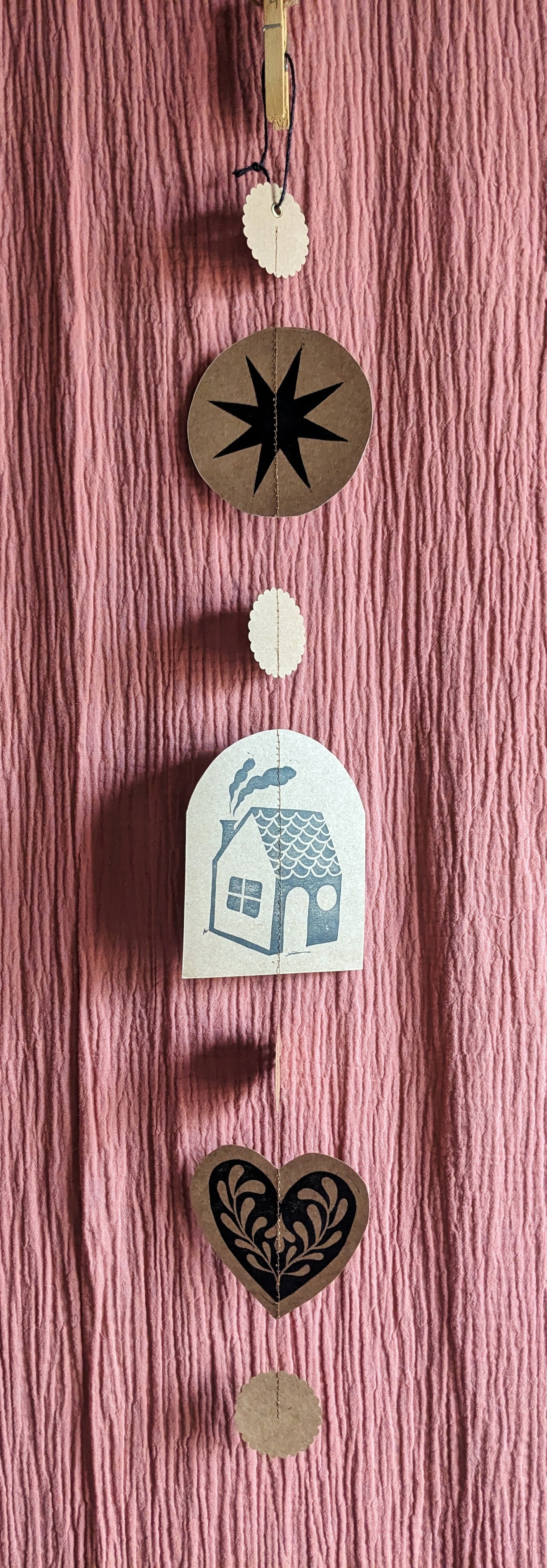 Ma Maison - Guirlande verticale