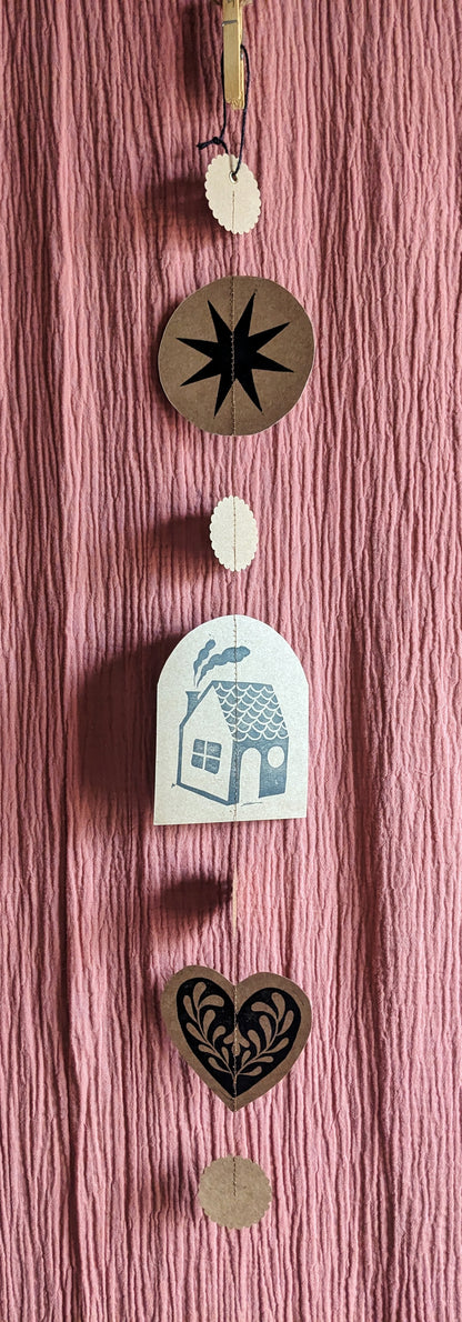 Ma Maison - Guirlande verticale