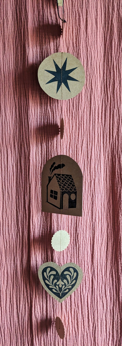 Ma Maison - Guirlande verticale