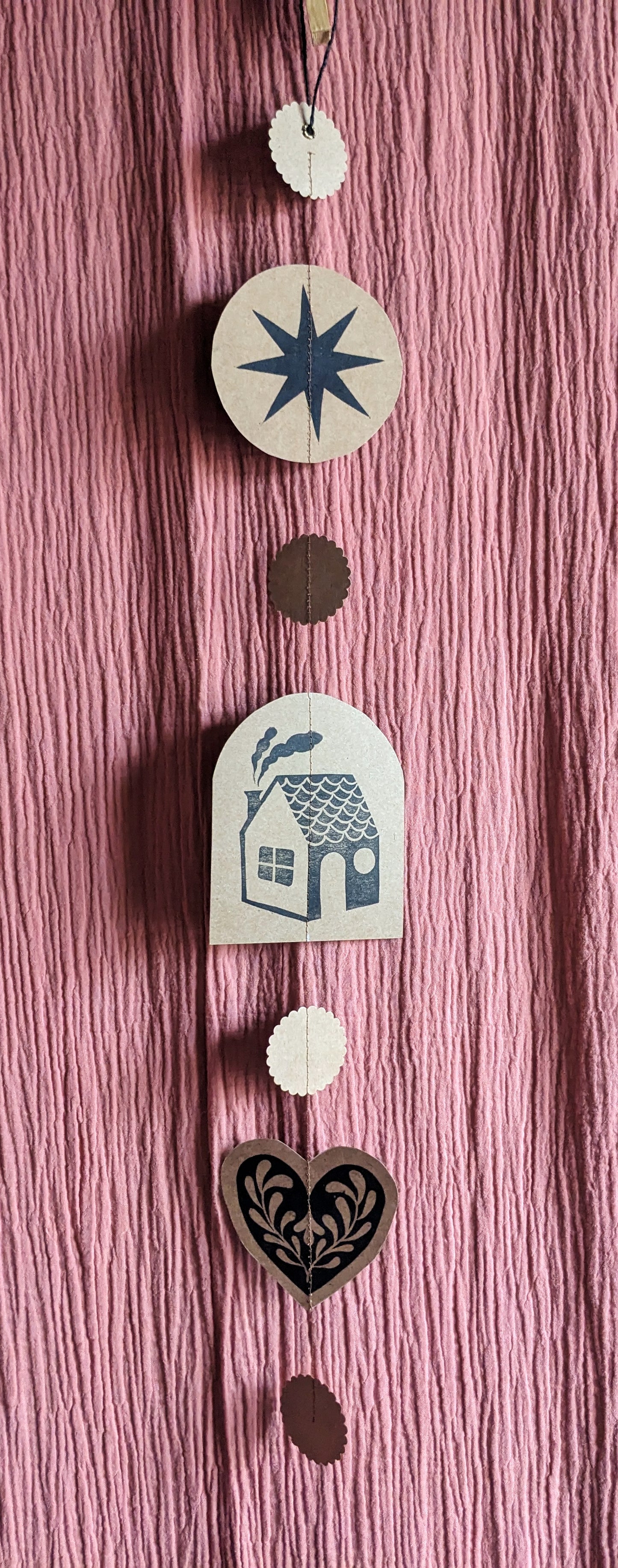 Ma Maison - Guirlande verticale