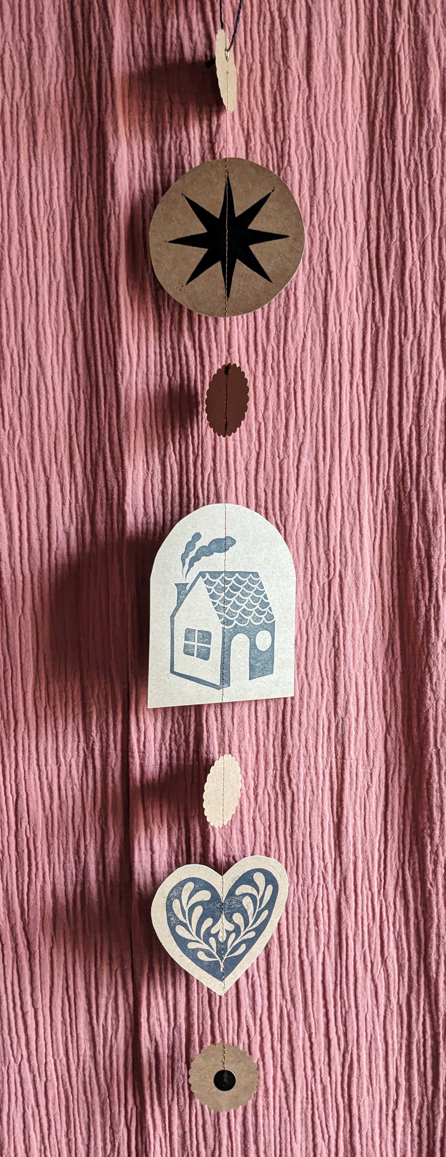 Ma Maison - Guirlande verticale