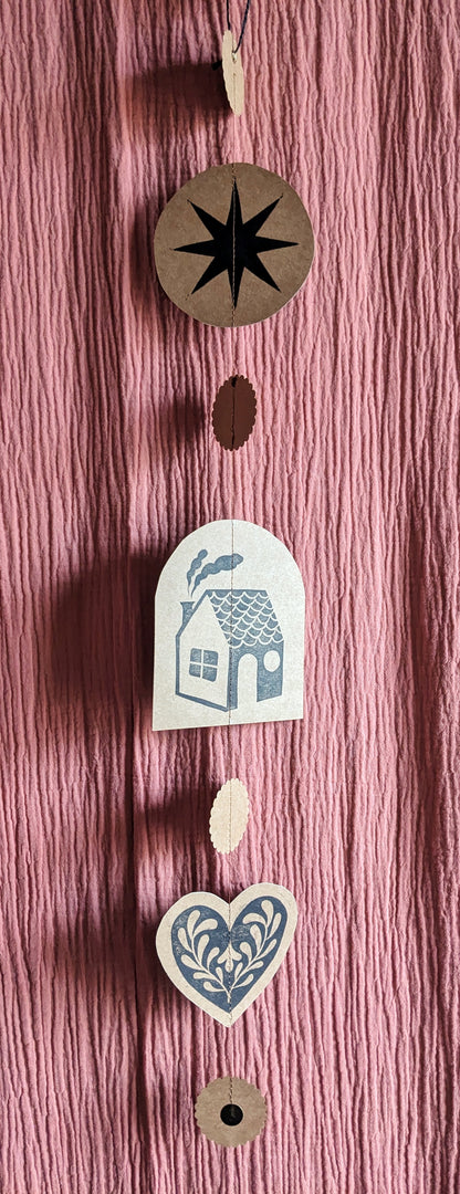 Ma Maison - Guirlande verticale