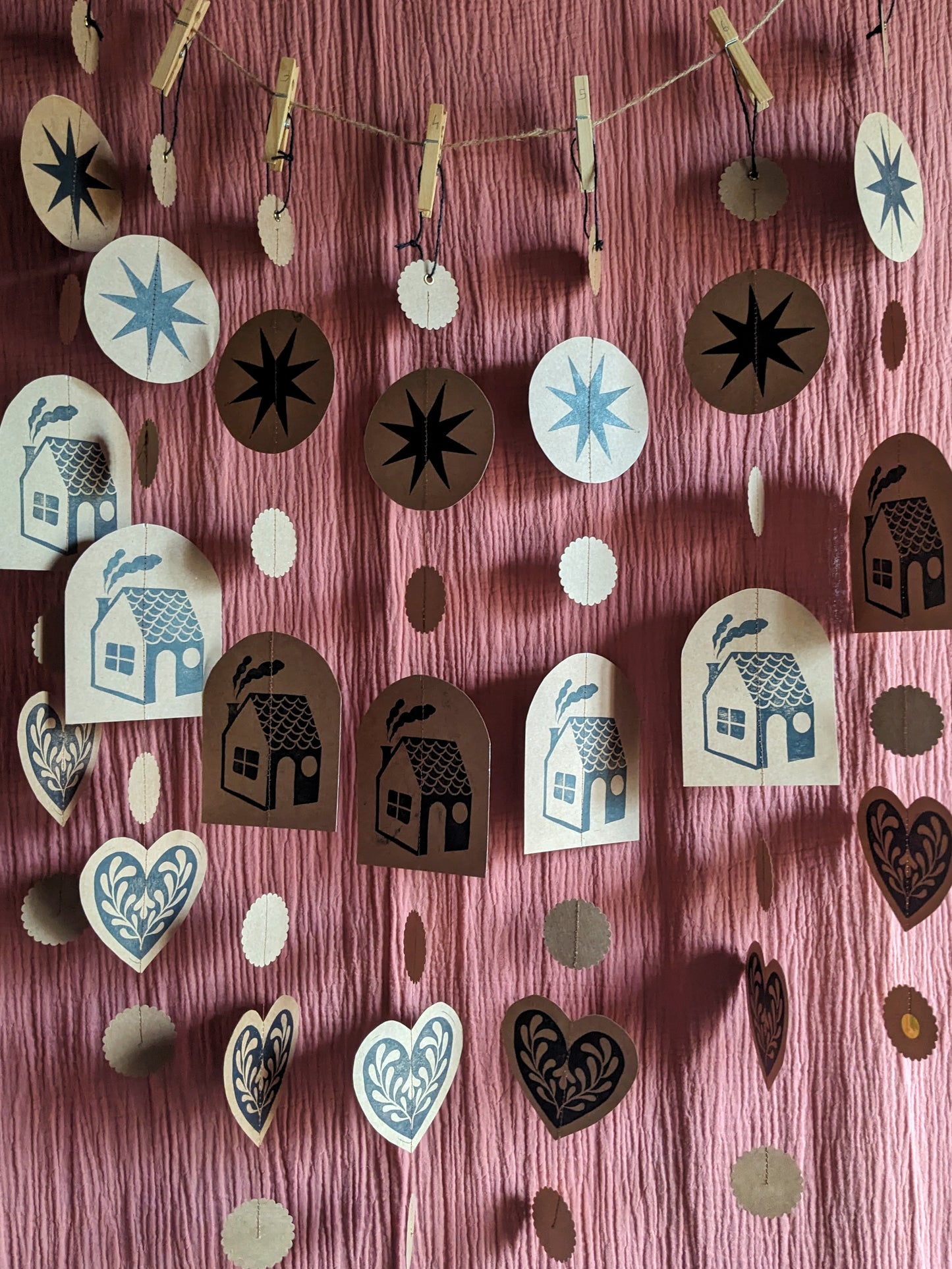 Ma Maison - Guirlande verticale