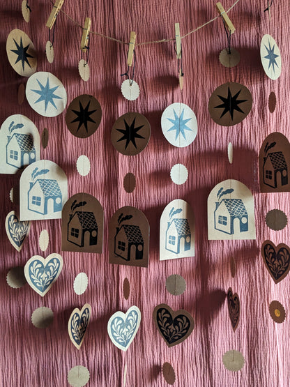 Ma Maison - Guirlande verticale