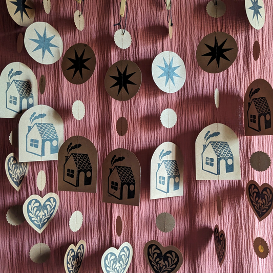 Ma Maison - Guirlande verticale