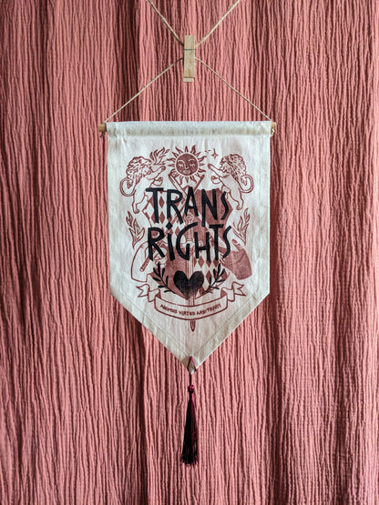 Trans Rights - Bannière Poudlard