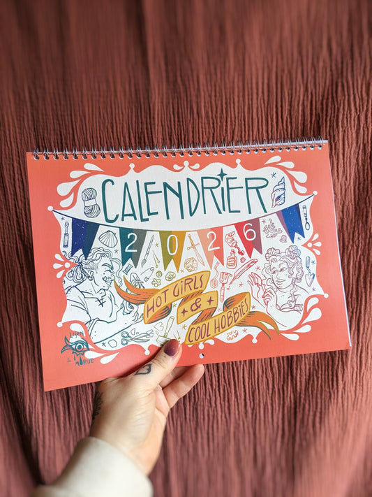 Calendrier 2026 - Hot Girls & Cool Hobbies