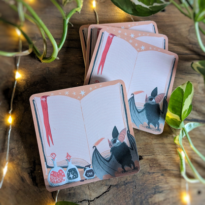 Bloc-Note Carré Chauve-Souris Erudite