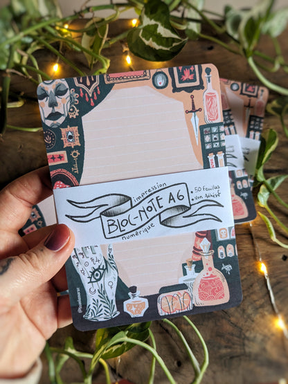 Bloc-Note Cabinet de Curiosité (A6)