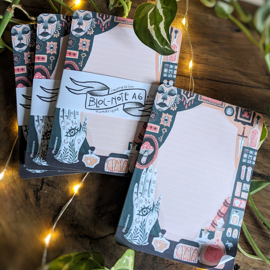 Bloc-Note Cabinet de Curiosité (A6)