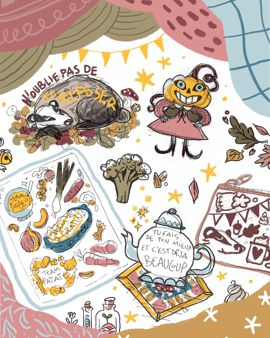 *pré-commande* calendrier de l’avant - Rendez-vous sous un plaid