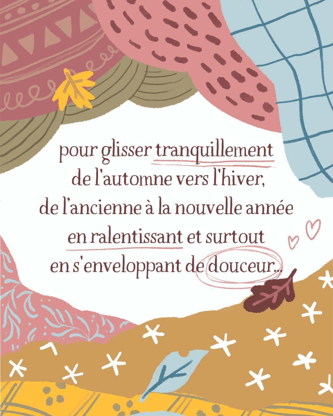 *pré-commande* calendrier de l’avant - Rendez-vous sous un plaid
