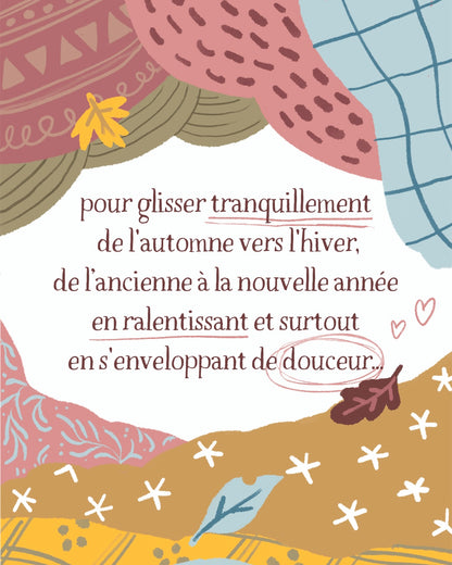 *pré-commande* calendrier de l’avant - Rendez-vous sous un plaid