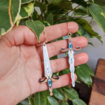 Lames d’oreilles - boucles d’oreilles asymétriques