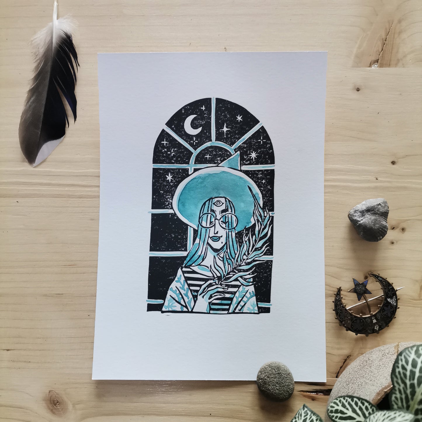 Window Witch -Aquarelle